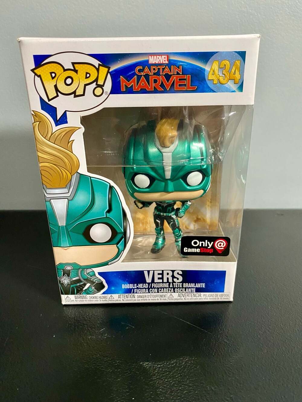 Funko Pop! Marvel Captain Marvel: Vers (Masked) #434 GameStop Exclusive